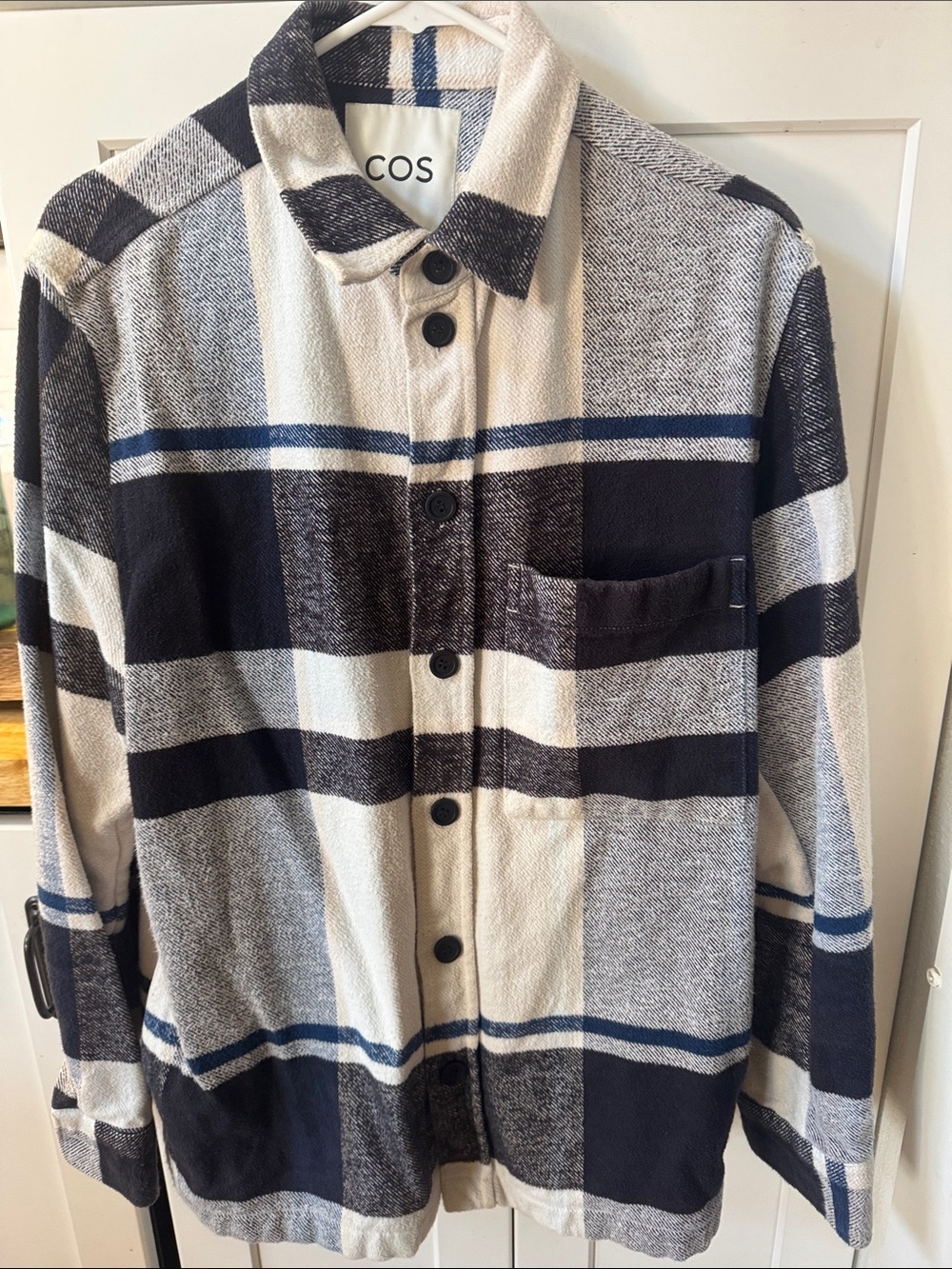 COS Men’s Flannel Shacket with pockets Size Euro L
